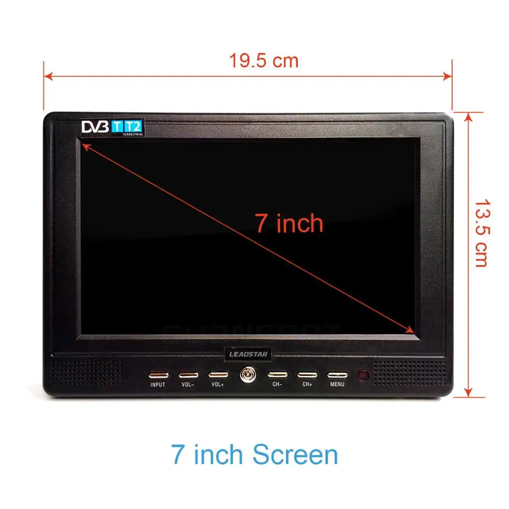 7-Inch Digital And Analog Mini Small Car Portable