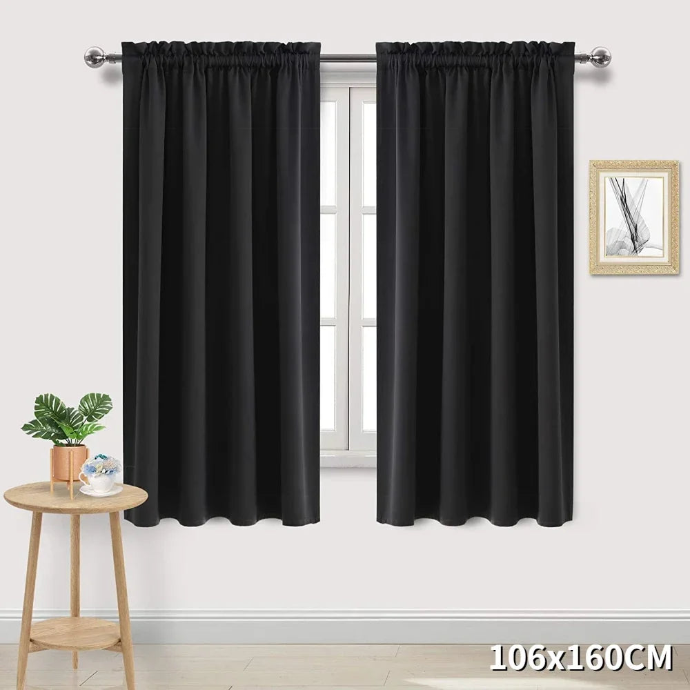 1 Panel Blackout Curtains,Thermal Insulated for Living Room Bedroom