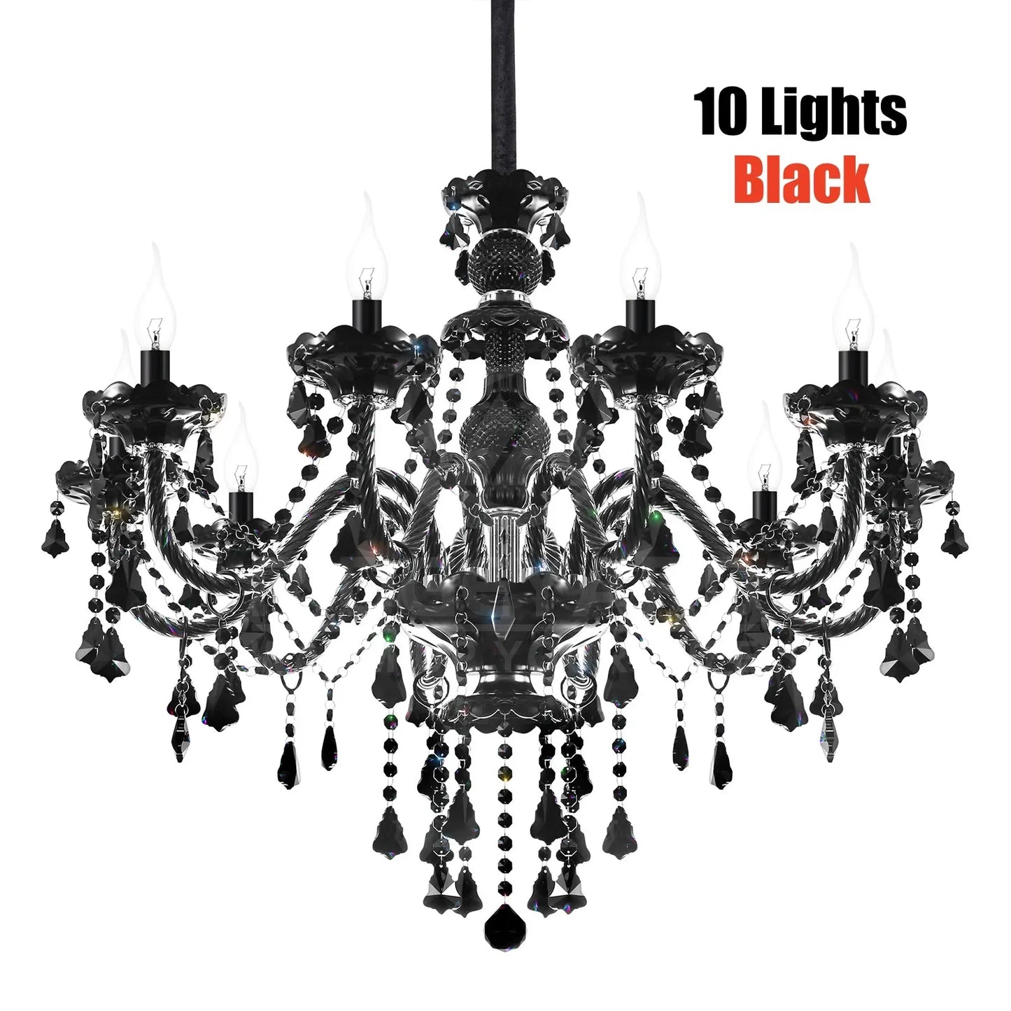 Crystal Chandelier Pendant Light Luxury Lamp LED Ceiling Light Vintage