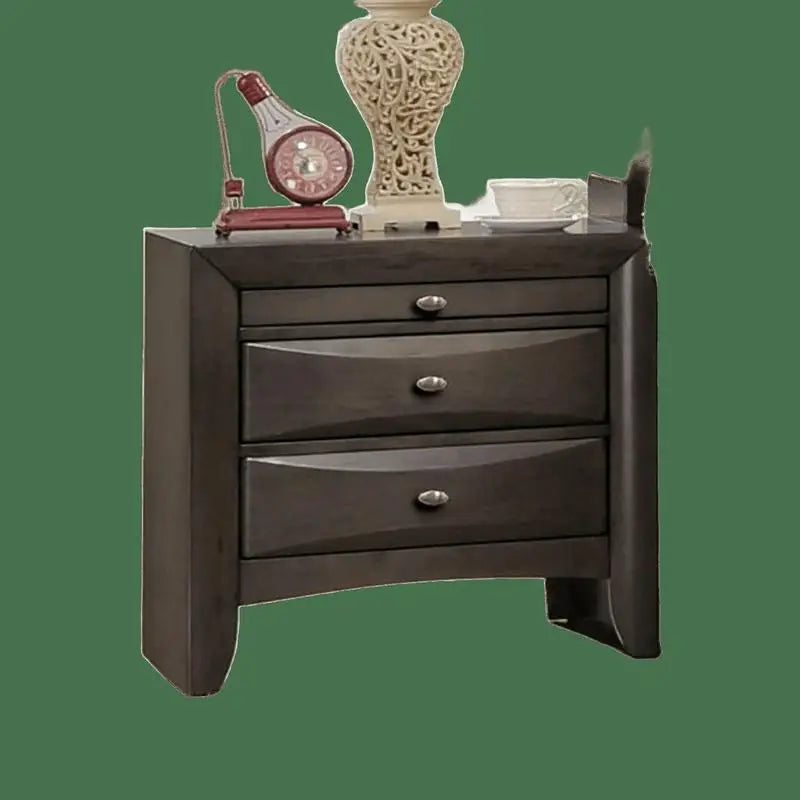 Contemporary Queen Bed with 2 Nightstands and Bookcase Headboard