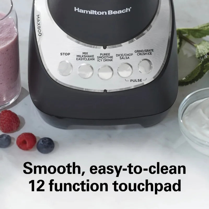 Wave Action Quiet Blender, 48 oz. Glass Jar, 12 Blending Functions