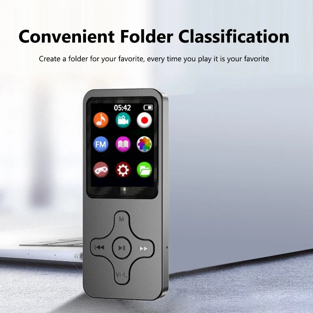 Mini MP3 Player with Bluetooth Speaker