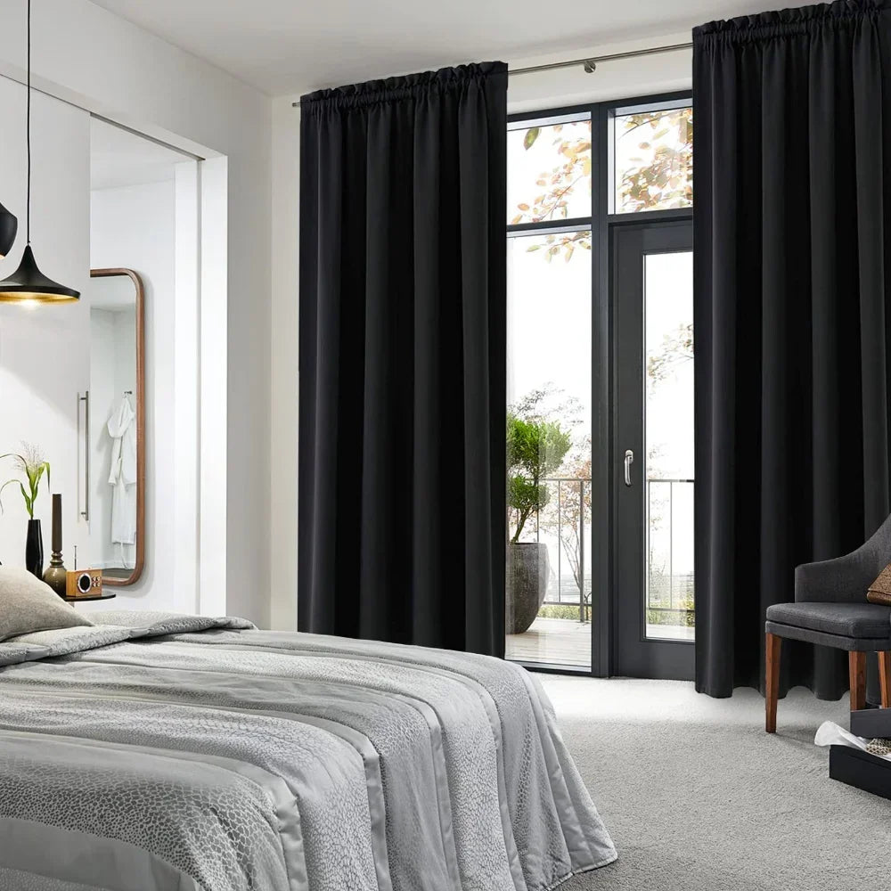 1 Panel Blackout Curtains,Thermal Insulated for Living Room Bedroom