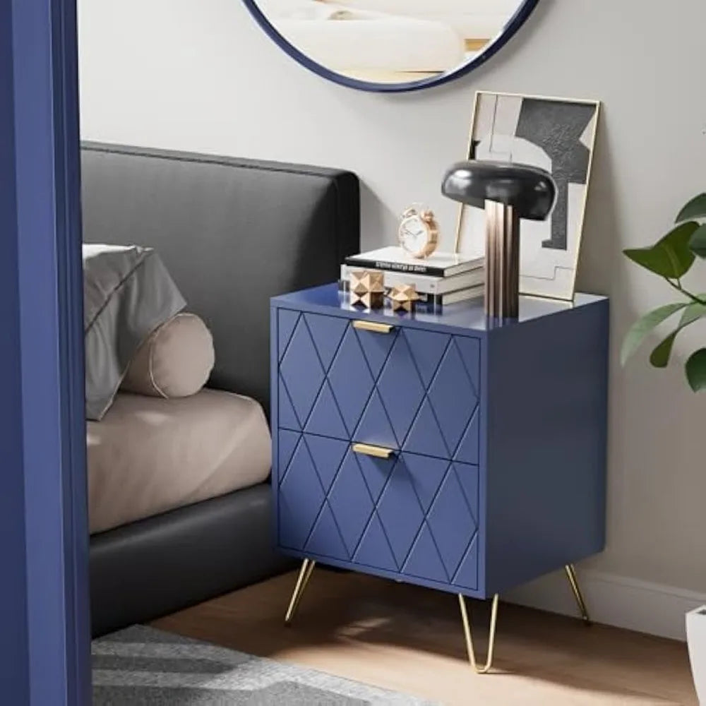 3 Pcs Bedroom Sets, 6 Drawer Dresser and Night Stands