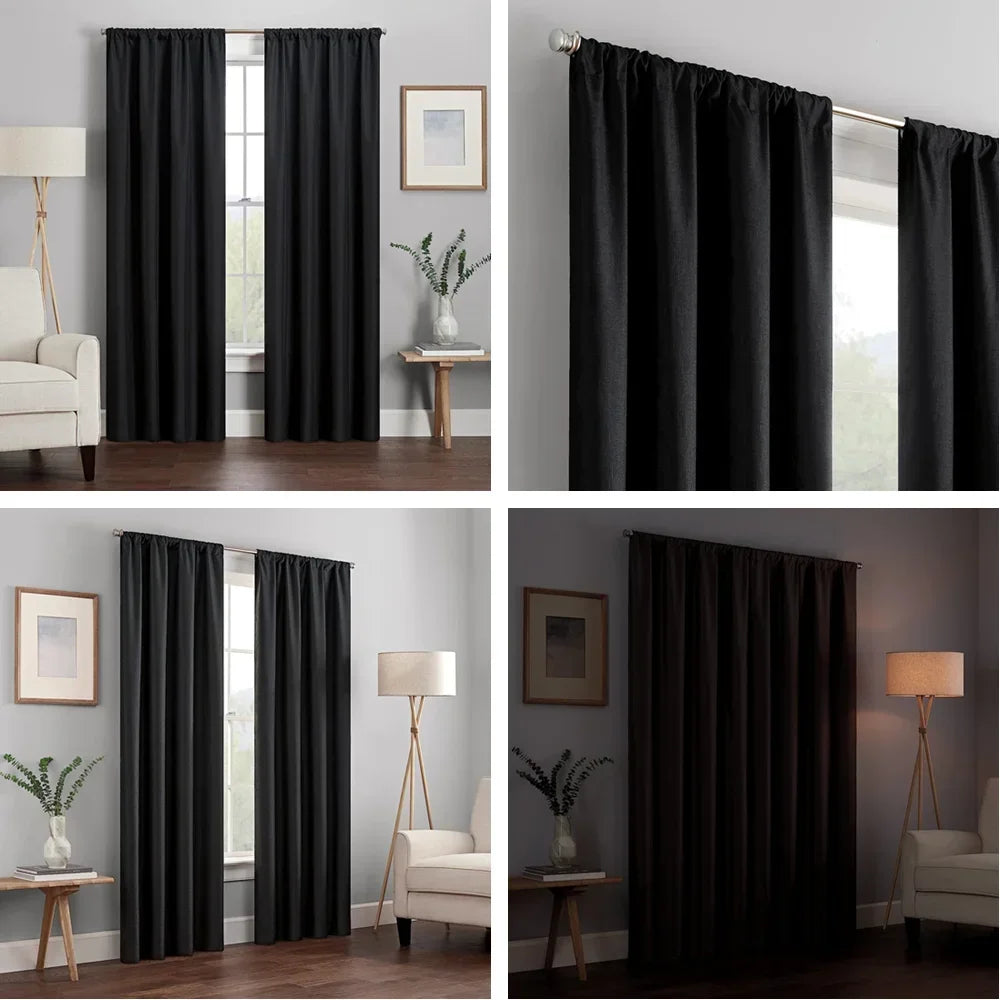 1 Panel Blackout Curtains,Thermal Insulated for Living Room Bedroom