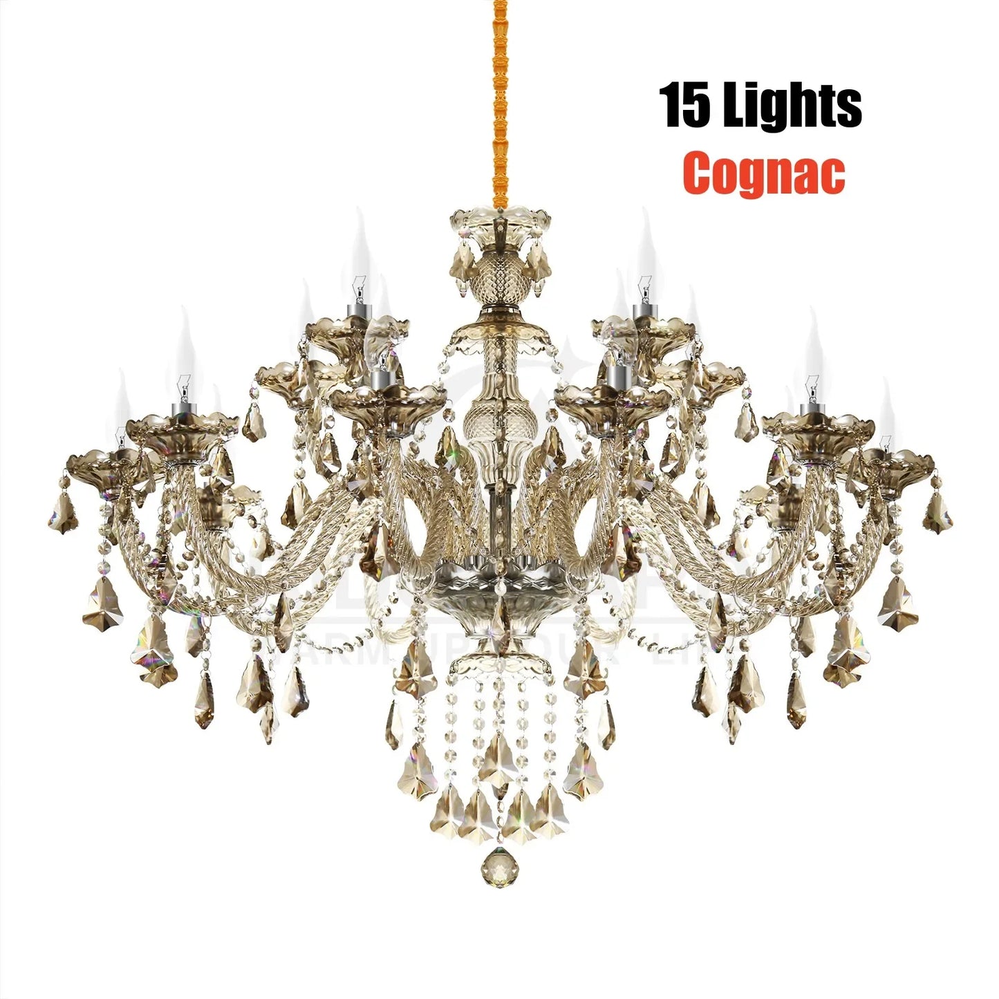Crystal Chandelier Pendant Light Luxury Lamp LED Ceiling Light Vintage