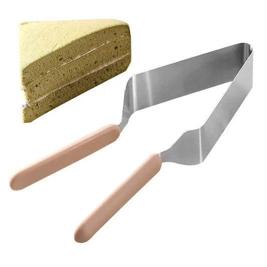 Stainless Steel Cake Slicer  Anti-slip Handle Kitchen Baking Tools