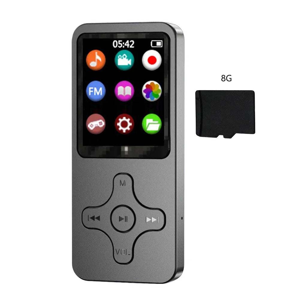 Mini MP3 Player with Bluetooth Speaker