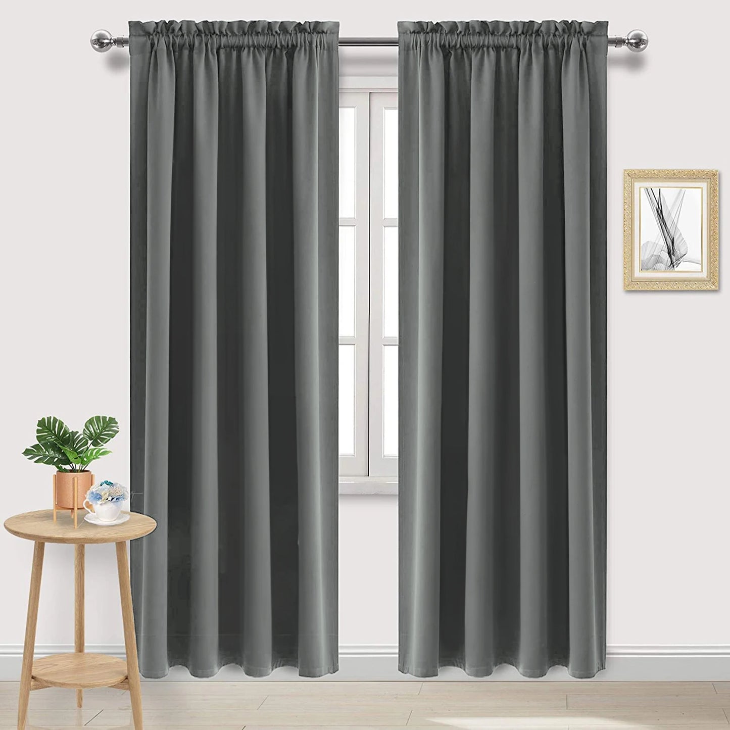 1 Panel Blackout Curtains,Thermal Insulated for Living Room Bedroom