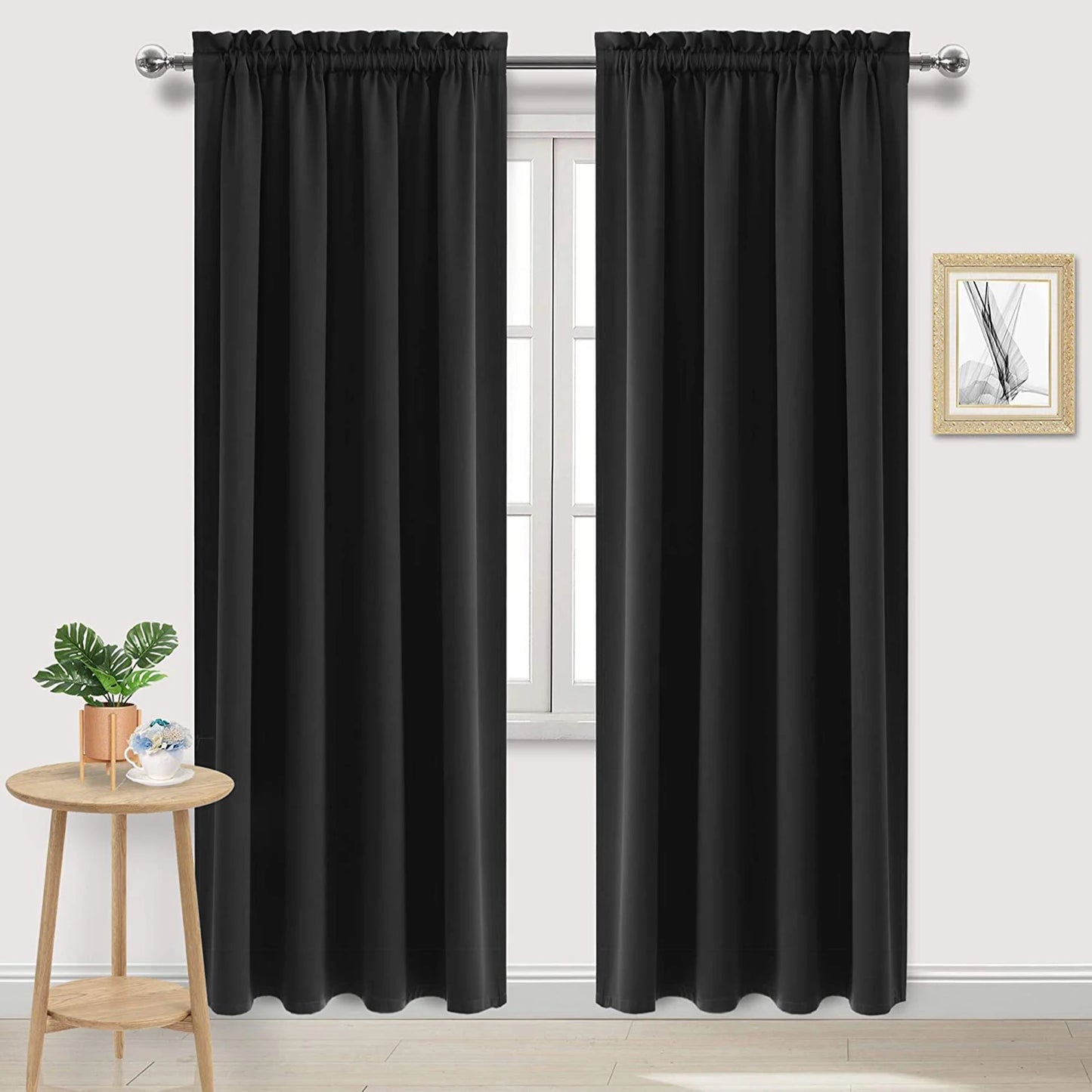 1 Panel Blackout Curtains,Thermal Insulated for Living Room Bedroom