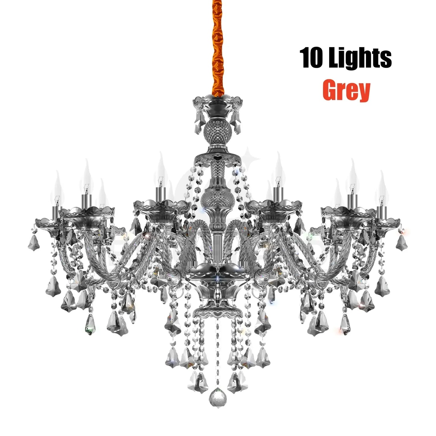 Crystal Chandelier Pendant Light Luxury Lamp LED Ceiling Light Vintage