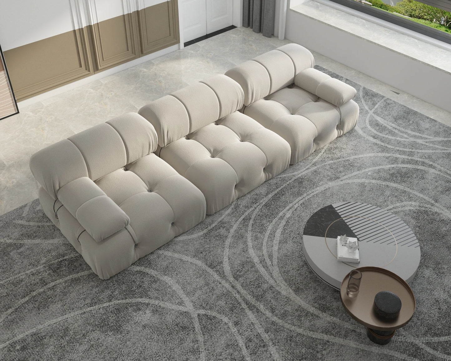 Modular Sectional Sofas Modern Velvet Convertible Couches
