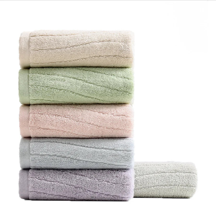 100% Cotton Towels Set, Highly Absorbent, 2 pcs Bath and Hand Towels