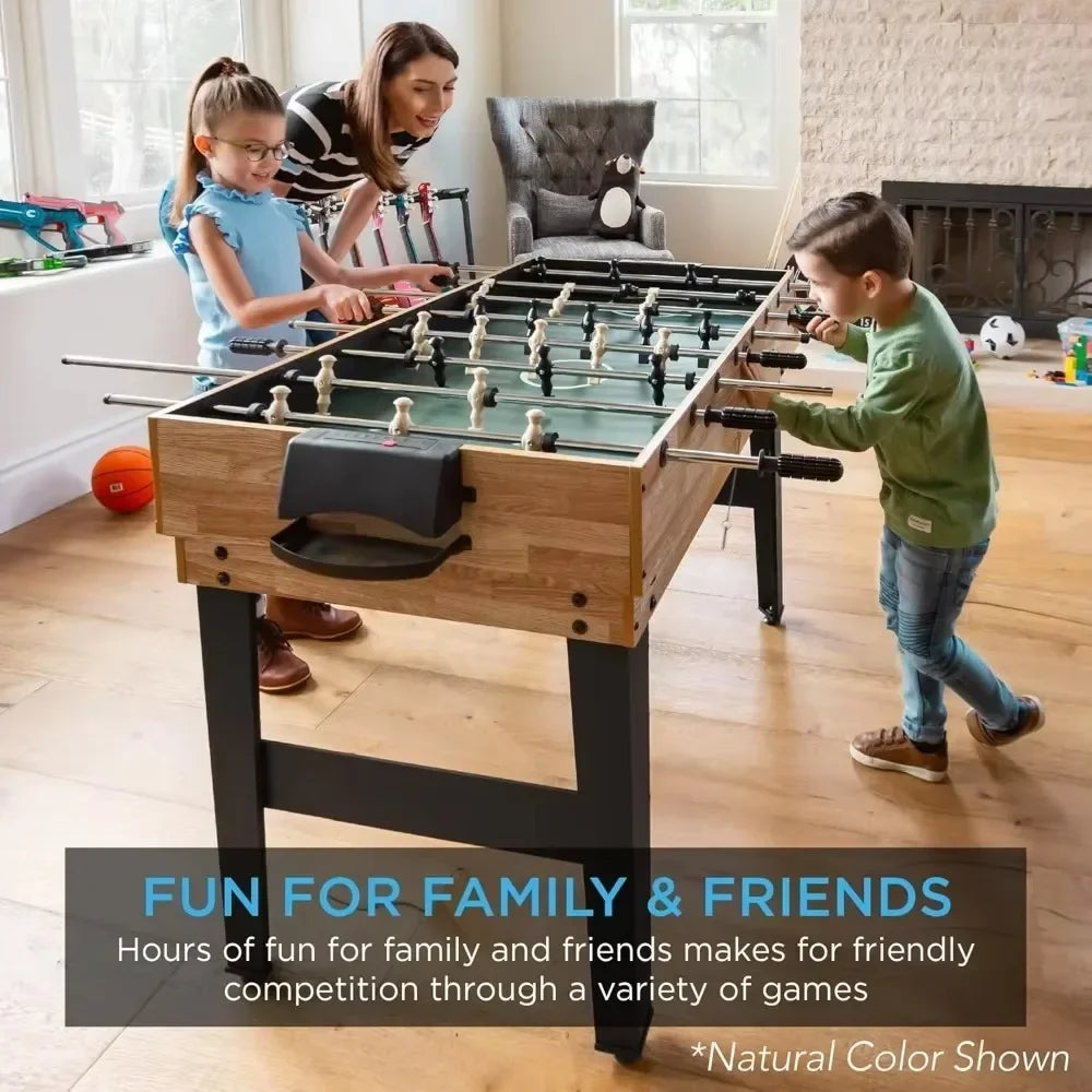 10-in-1 Combo Game Table Set w/Hockey, Foosball, Pool, Shuffleboard