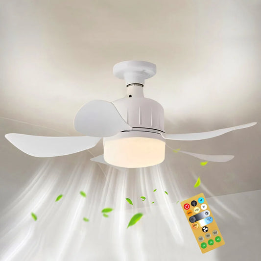 Chandelier Ceiling Fan  3 Colors Dimmable Indoor Ceiling Fan Light