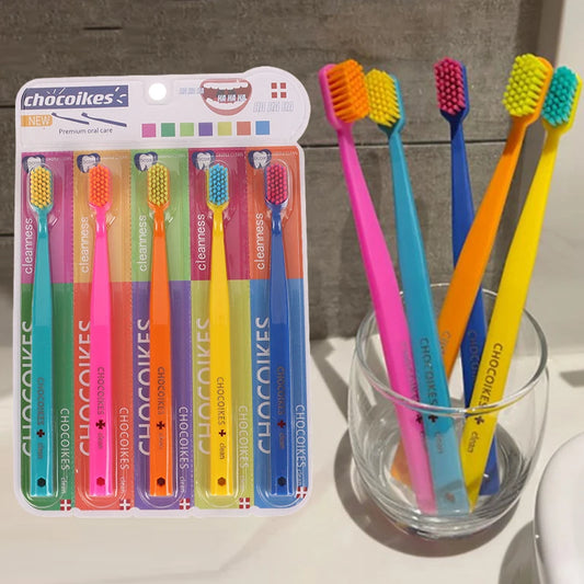 5pcs Ultra Soft Toothbrush  Oral Hygiene For Sensitive Gum