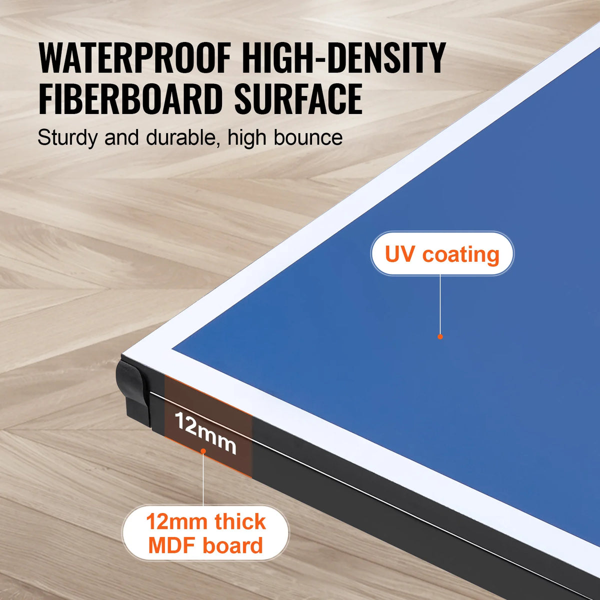 Professional Table Tennis Game Foldable Ping Pong Table with Net