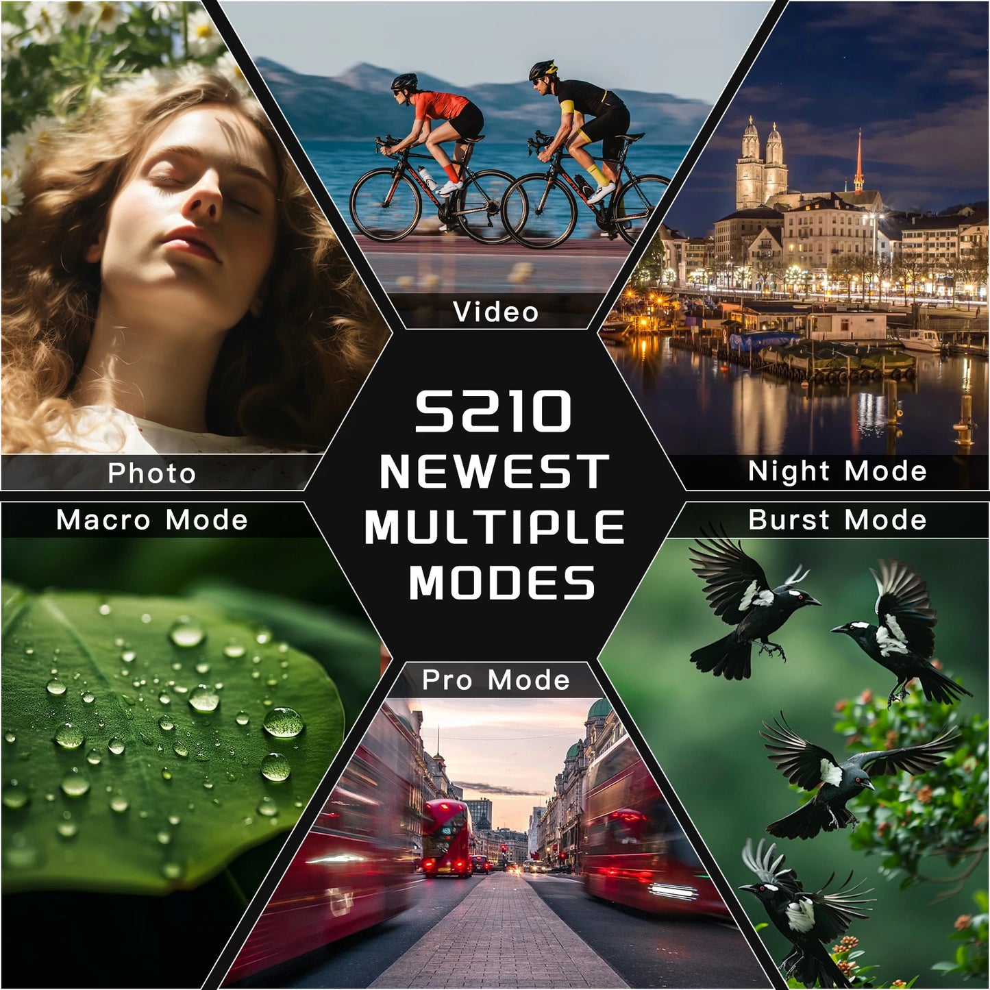 Digital Cameras With WiFi & App Control Vlogging Camera