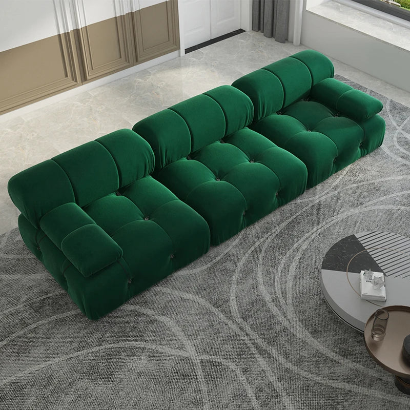 Modular Sectional Sofas Modern Velvet Convertible Couches