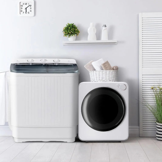 Portable Washer and Dryer Combo Set, 5 Drying Modes, 22 lbs