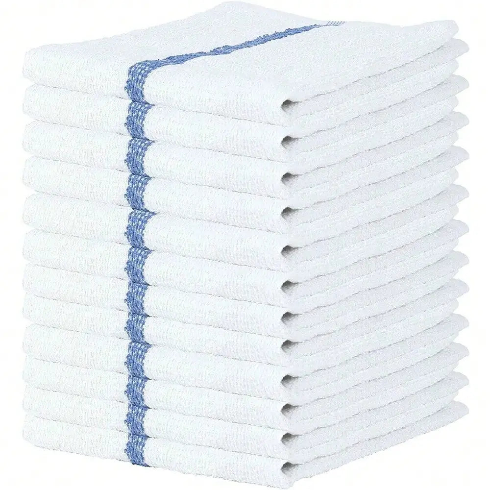 Blue Cotton Cleaning Towel Restaurant 16x19* Pack of 24.