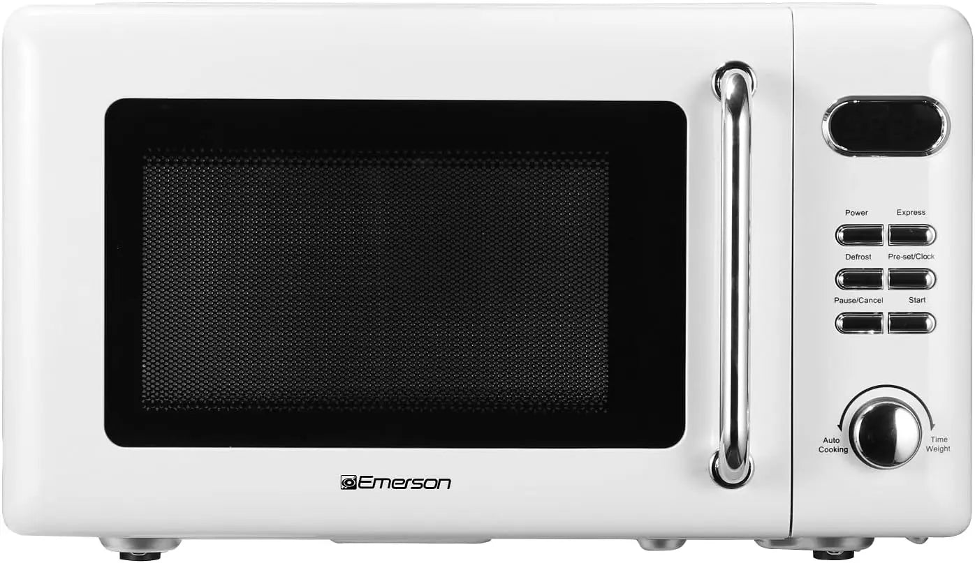 Compact Countertop Microwave Oven with Button Control, LED Display