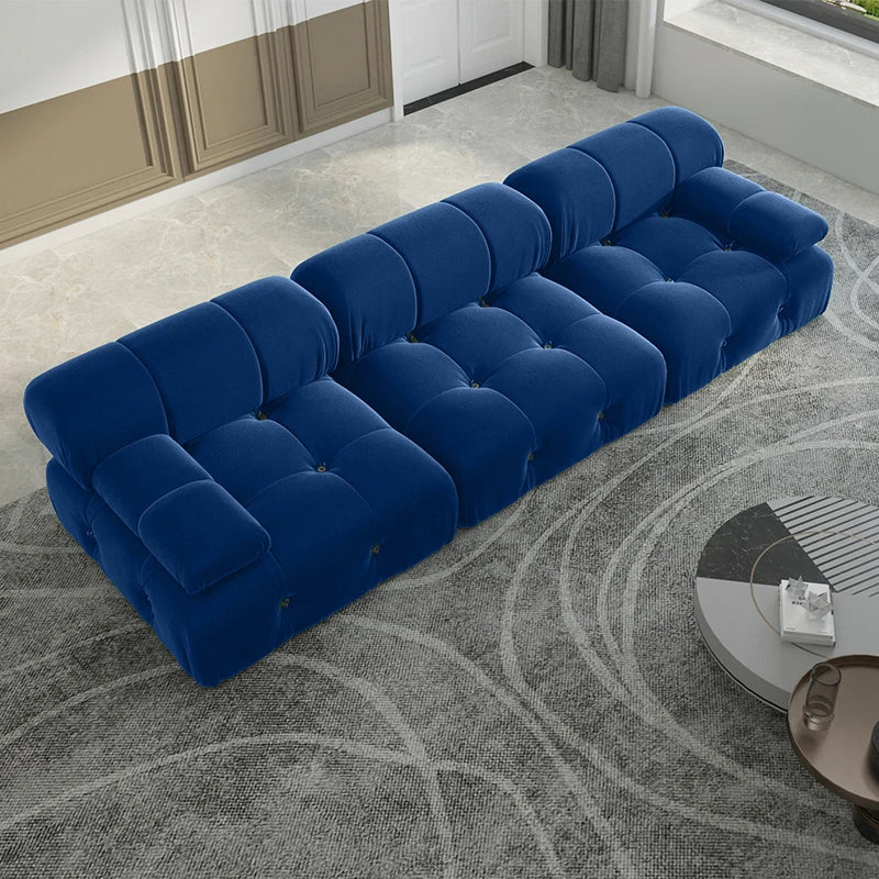 Modular Sectional Sofas Modern Velvet Convertible Couches