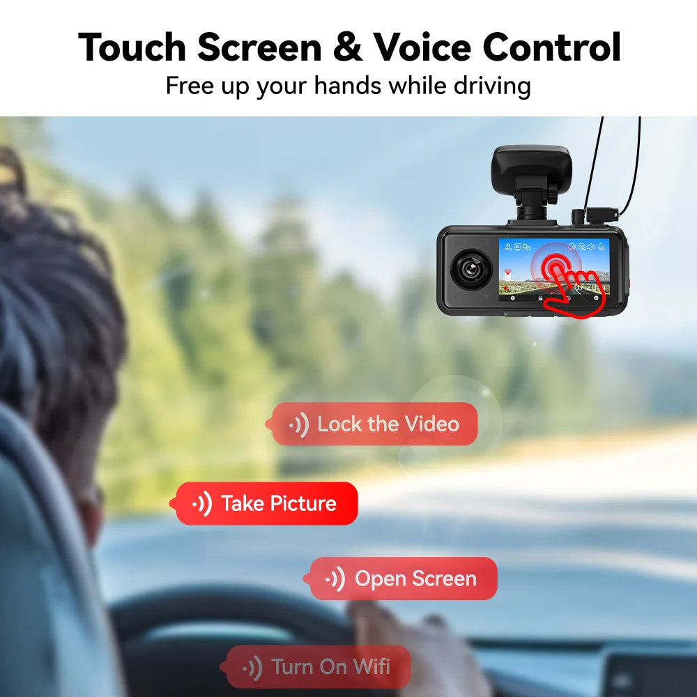 Cameras Front/Cabin/Rear Cam Built-in WiFi GPS Night Vision