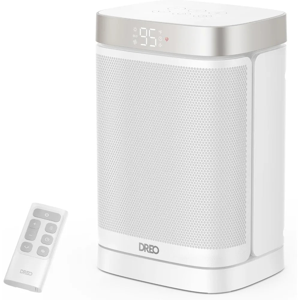 Space Heater with Remote, 70°Oscillating Electric Heaters with Digital Thermostat