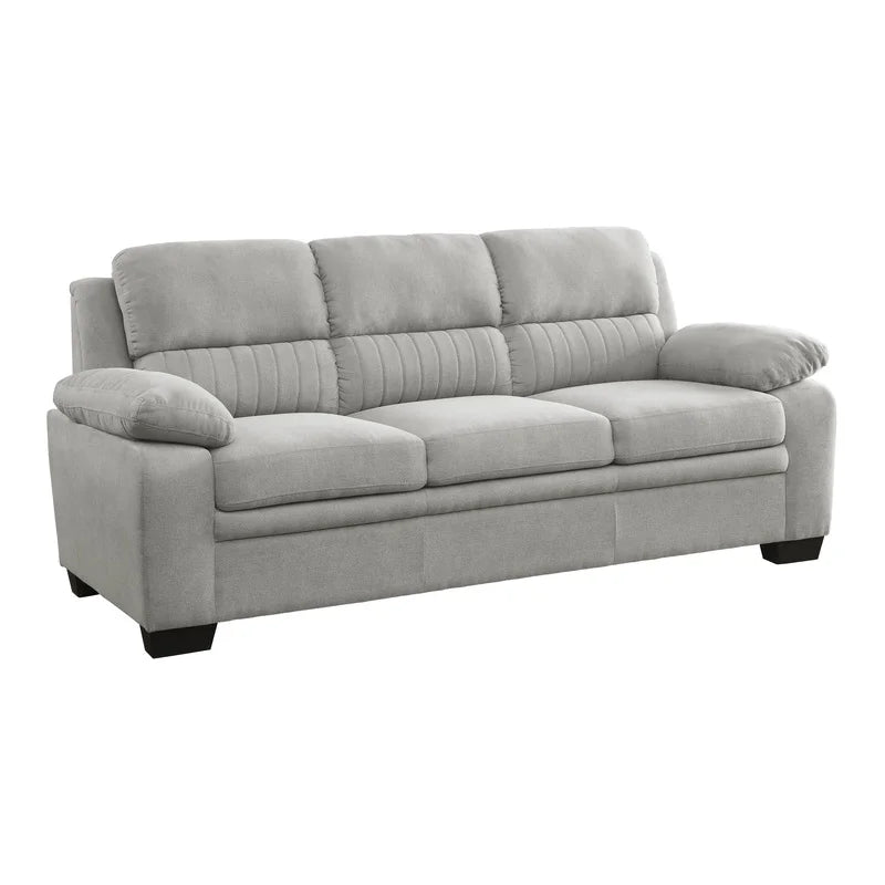 3-Piece Sofa Set with  Solid Wood Frame, Comfortable Loveseat and Chair