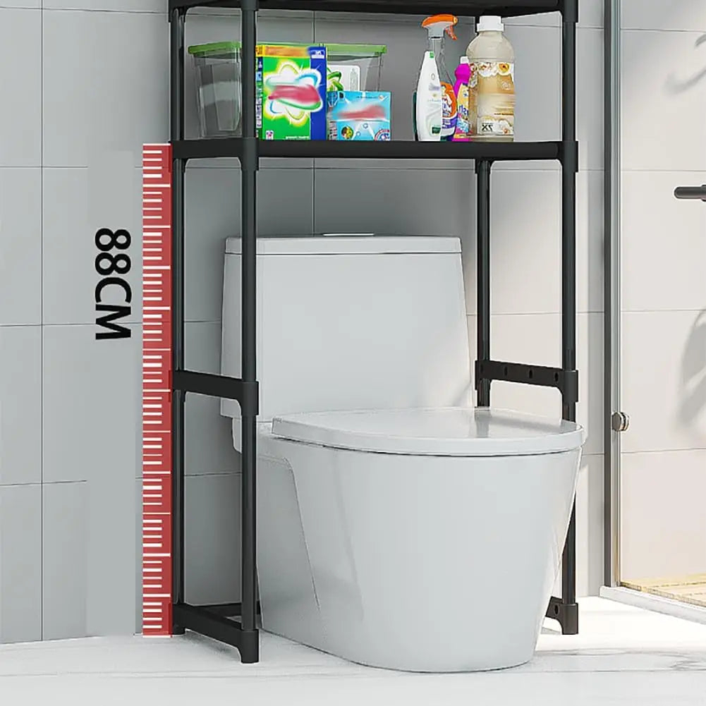Over-the-Toilet Storage Cabinet, 3-Tier Metal Bathroom Organizer Shelf