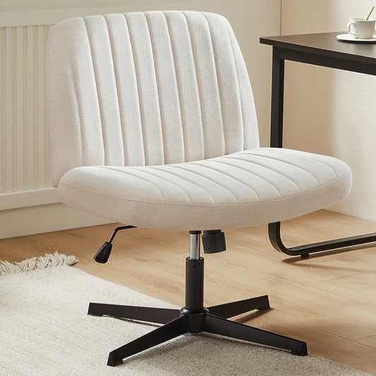 Office Living Room Rocking Gaming Chair Armless Adjustable Swivel