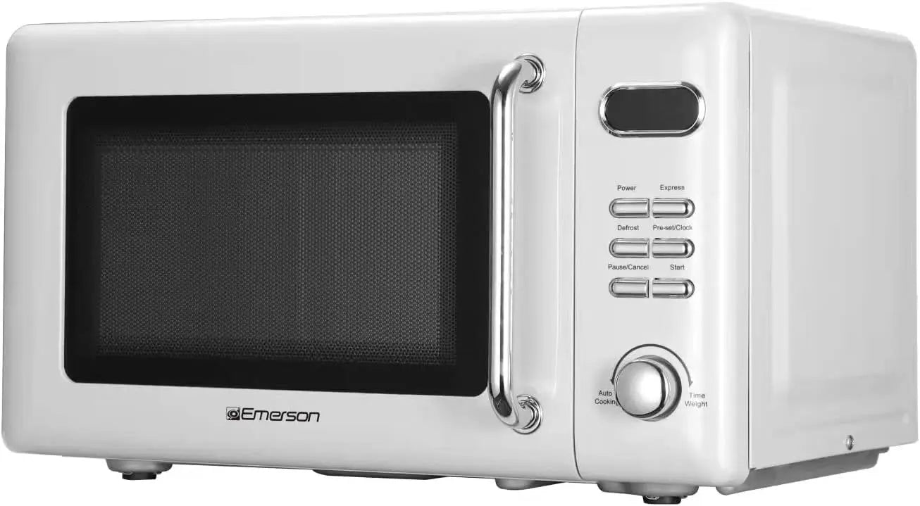 Compact Countertop Microwave Oven with Button Control, LED Display