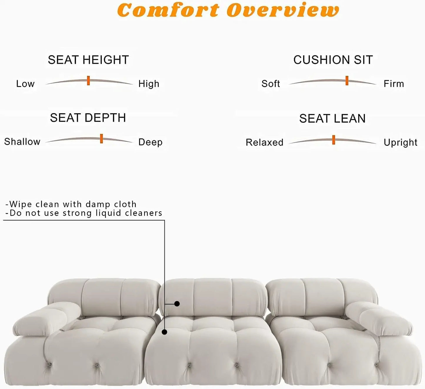 Modular Sectional Sofas Modern Velvet Convertible Couches