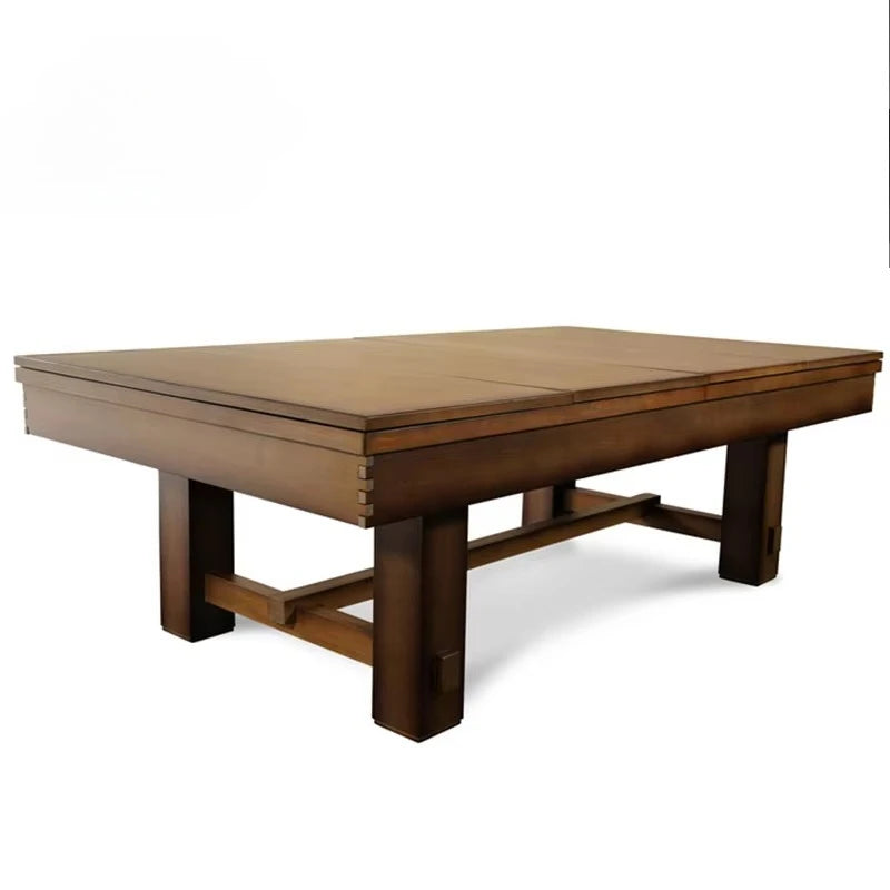 3-in-1 Convertible Pool Table with Dining and Ping Pong Top