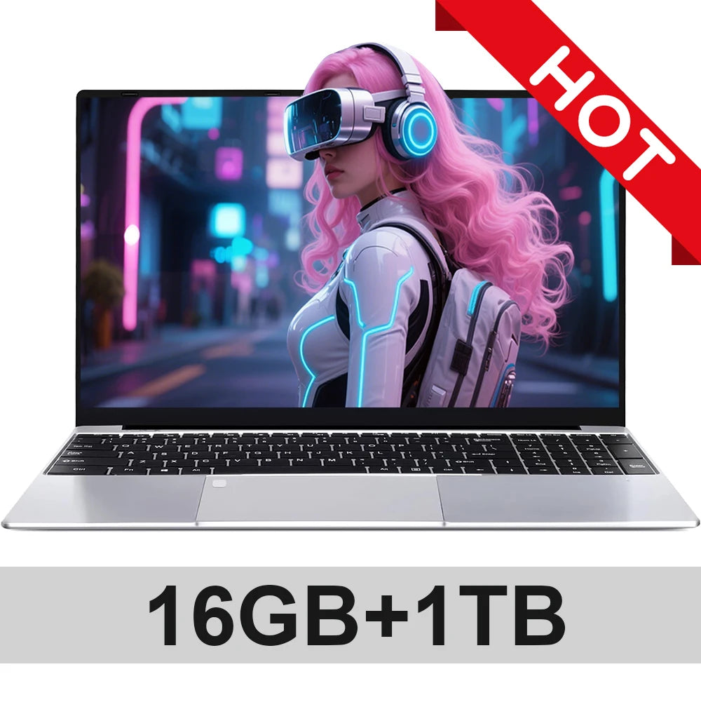 15.6-inch Intel Notebook  Ultra Slim Laptop  Windows 11 Pro