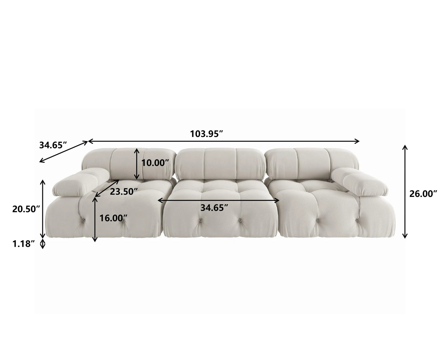 Modular Sectional Sofas Modern Velvet Convertible Couches