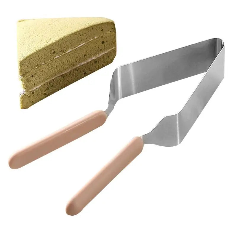 Stainless Steel Cake Slicer  Anti-slip Handle Kitchen Baking Tools