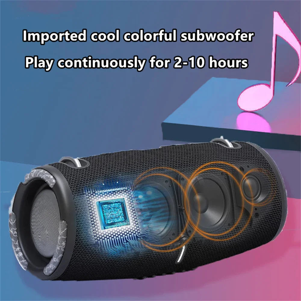 Portable Waterproof 100W High Power Bluetooth Speaker FM Boom Box