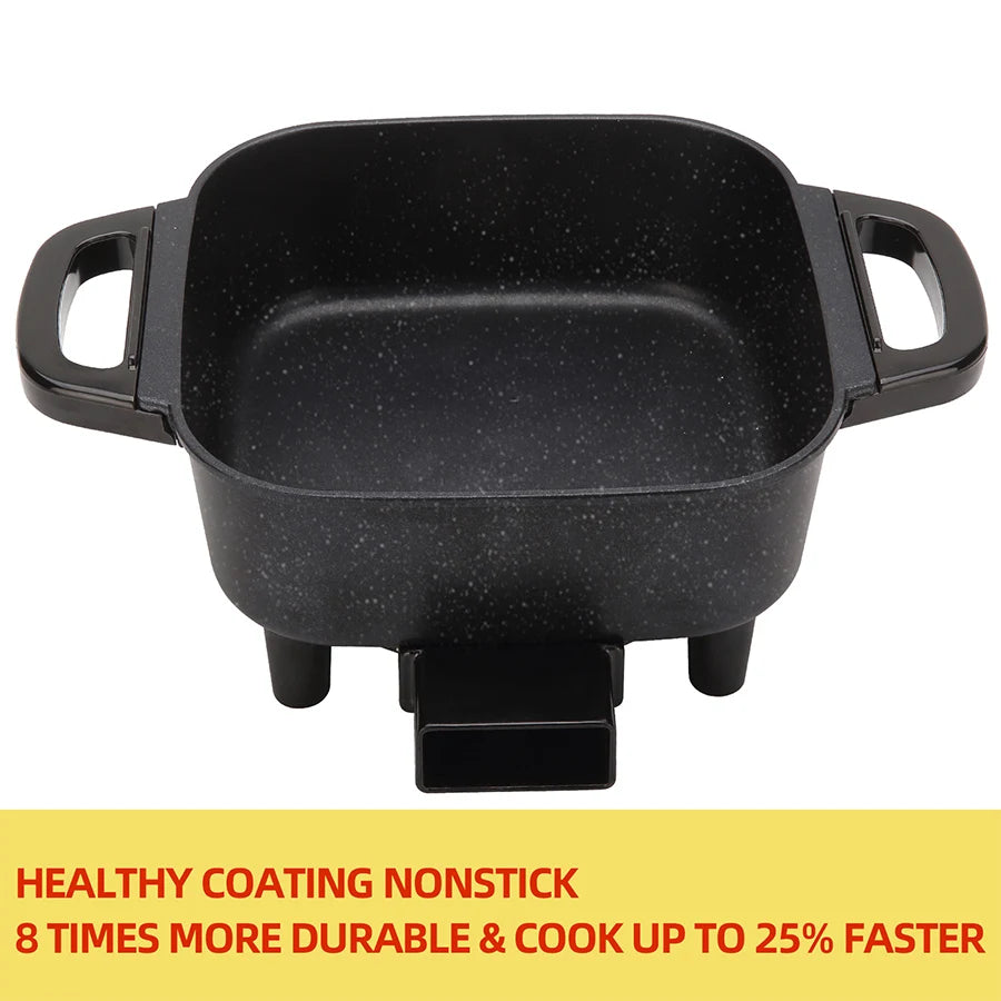 Electric Frying Pan, Temperature Control, Non Stick