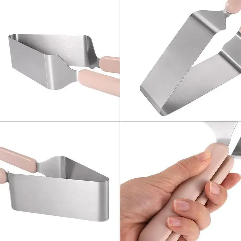 Stainless Steel Cake Slicer  Anti-slip Handle Kitchen Baking Tools