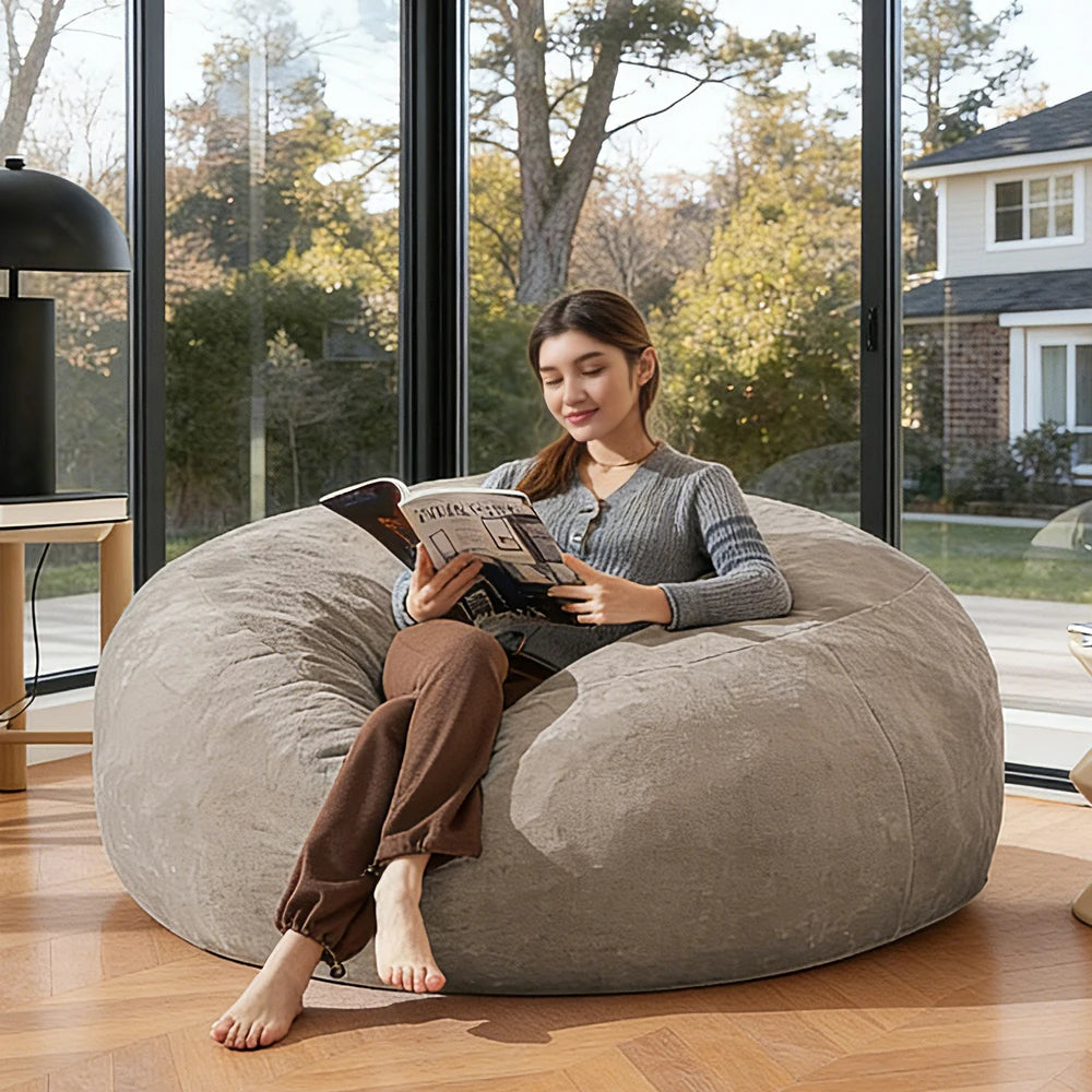 Bean Bag Chair filled with memory foam, suitable for adults