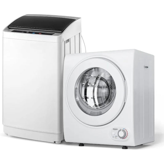 Full Automatic Washing Machine and Portable Clothes Dryer Set,