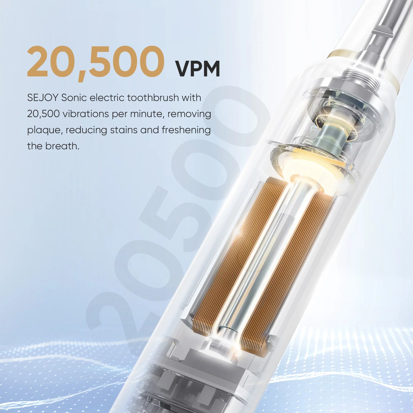 Electric Toothbrush with 12 Brush Heads, Deep Clean 5 Modes, Rechargeable