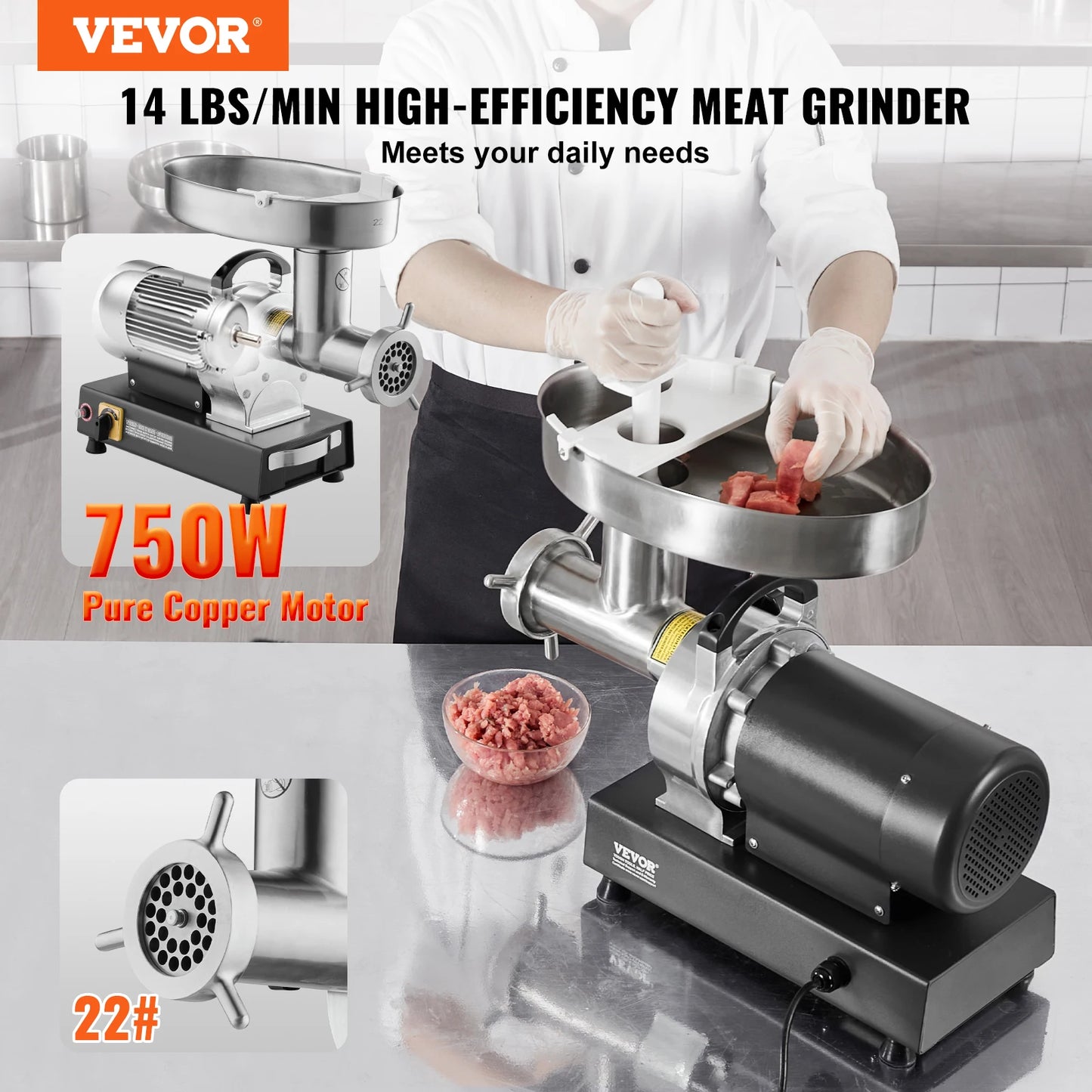 Electric Meat Grinders Grinding Plate Stainless Steel