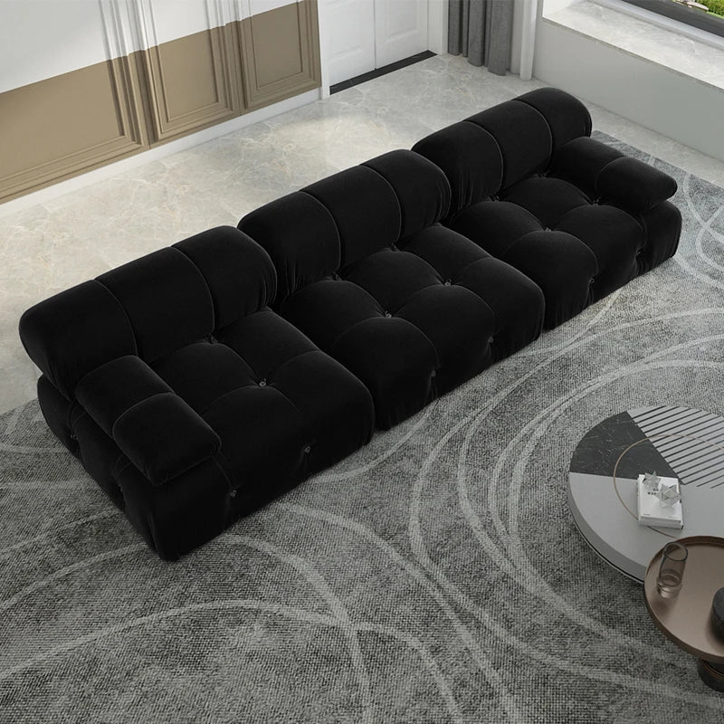 Modular Sectional Sofas Modern Velvet Convertible Couches