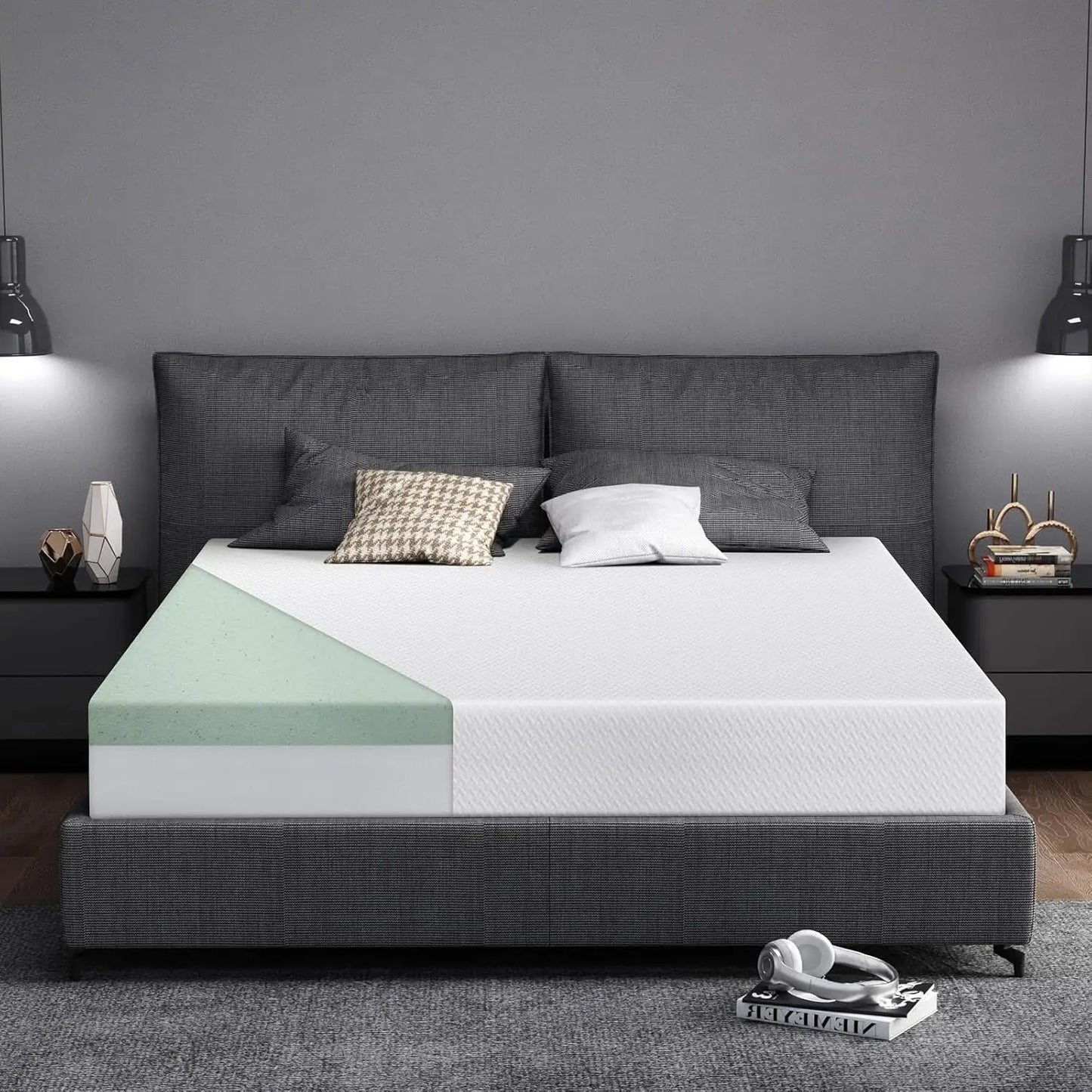 Extra Firm Memory Foam Mattress 8/10inch Queen Size Mattress