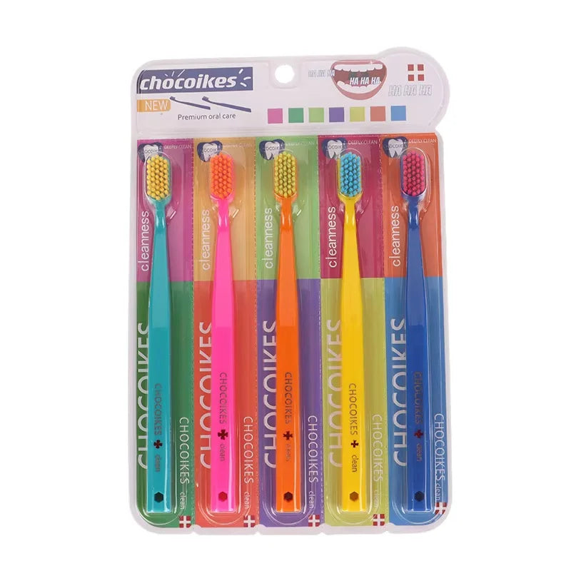 5pcs Ultra Soft Toothbrush  Oral Hygiene For Sensitive Gum
