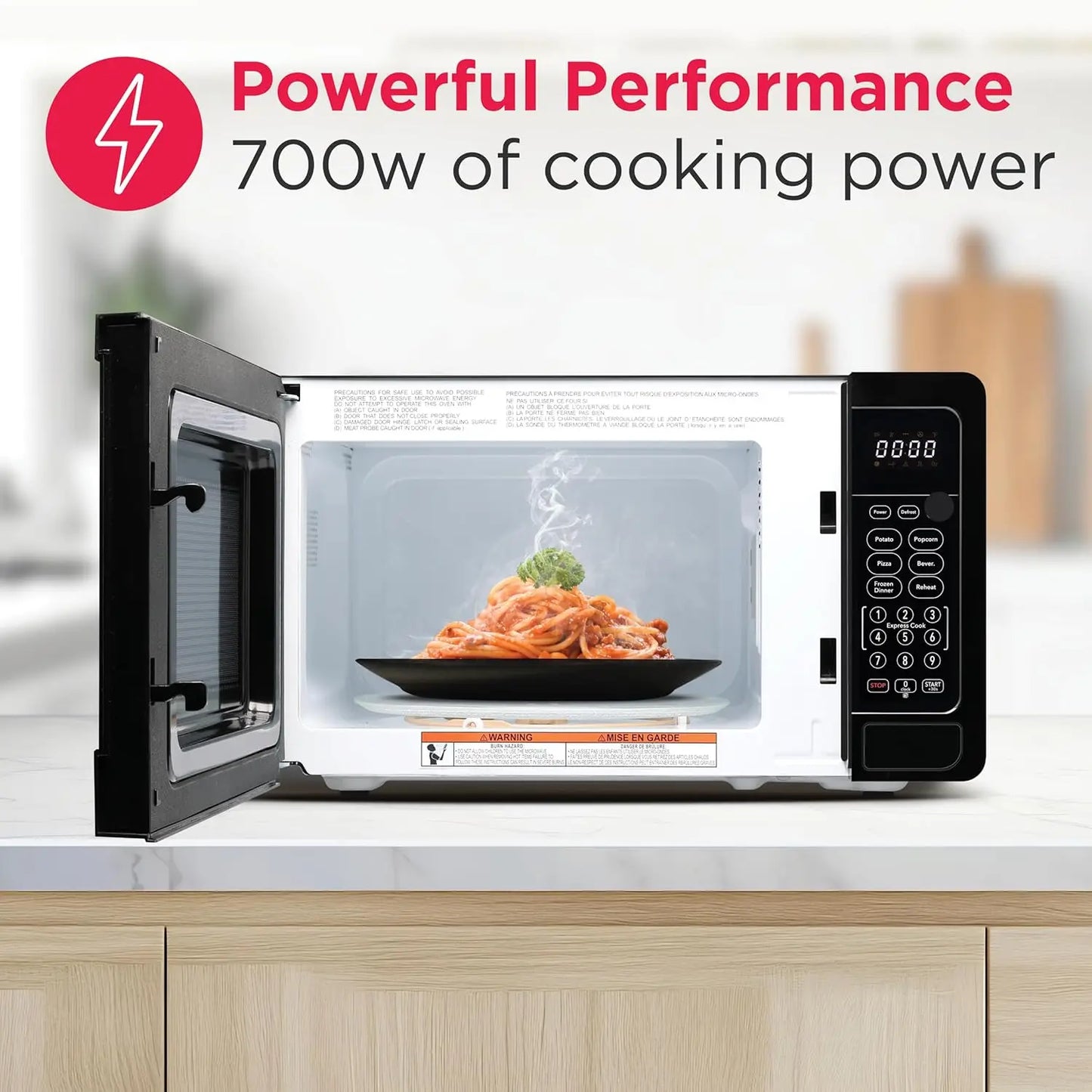 Compact Microwave, Black Design