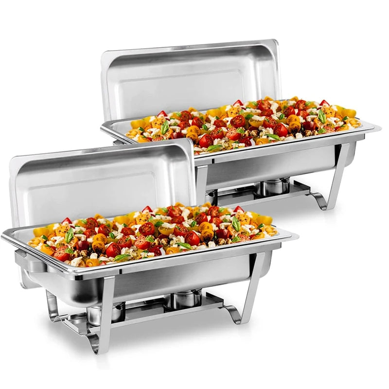 Chafing Dish Buffet Set Stainless Steel Food Warmer Kit